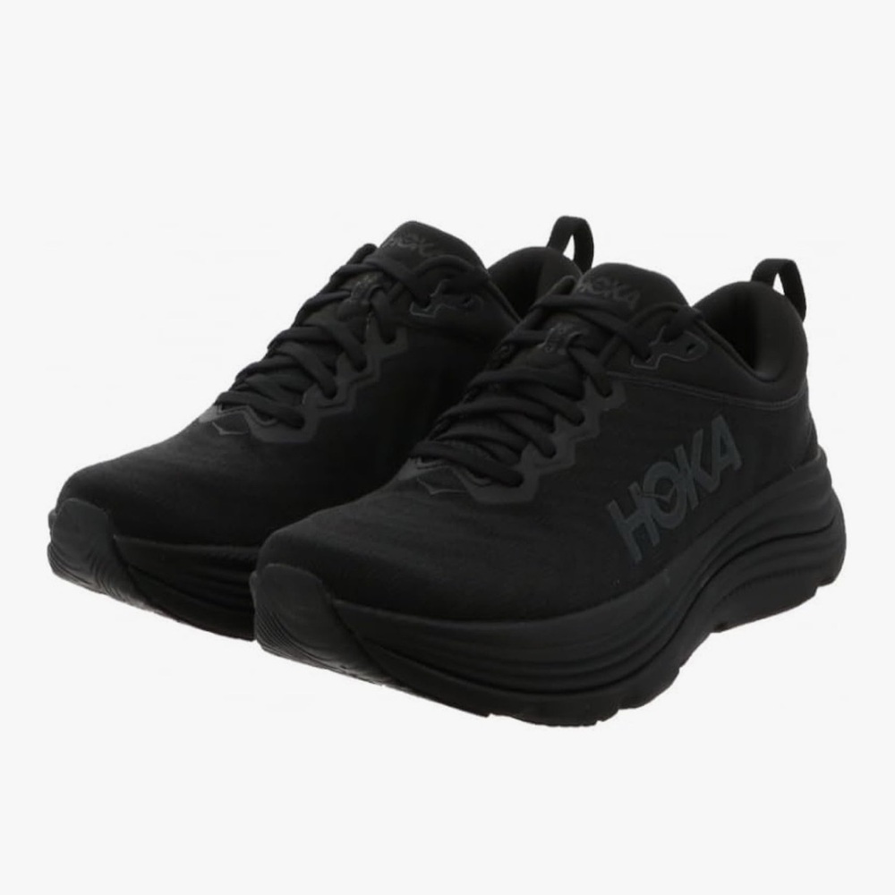 Hoka All-Black Athletic Sneakers